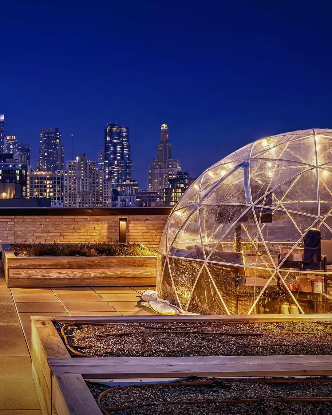Backyard Wedding Igloo